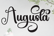 Augusta | Script Font, a Handwritten Font by Scratchones (Thumbnail 1 of 9)