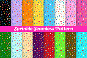 Sprinkle Seamless Pattern Bundle, a Texture Illustration by Dream Creation (Thumbnail 1 of 5)