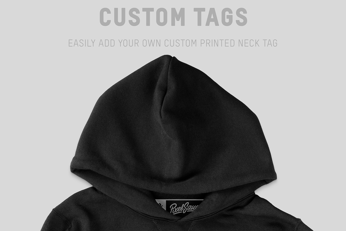 Russell Athletic 695HBM Hoodie, a Hoody Mockup by Pixel Sauce™ (Photo 6 of 6)