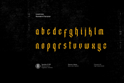 Acinonyx Jubatus, a Blackletter Font by ilhamtaro (Thumbnail 7 of 10)