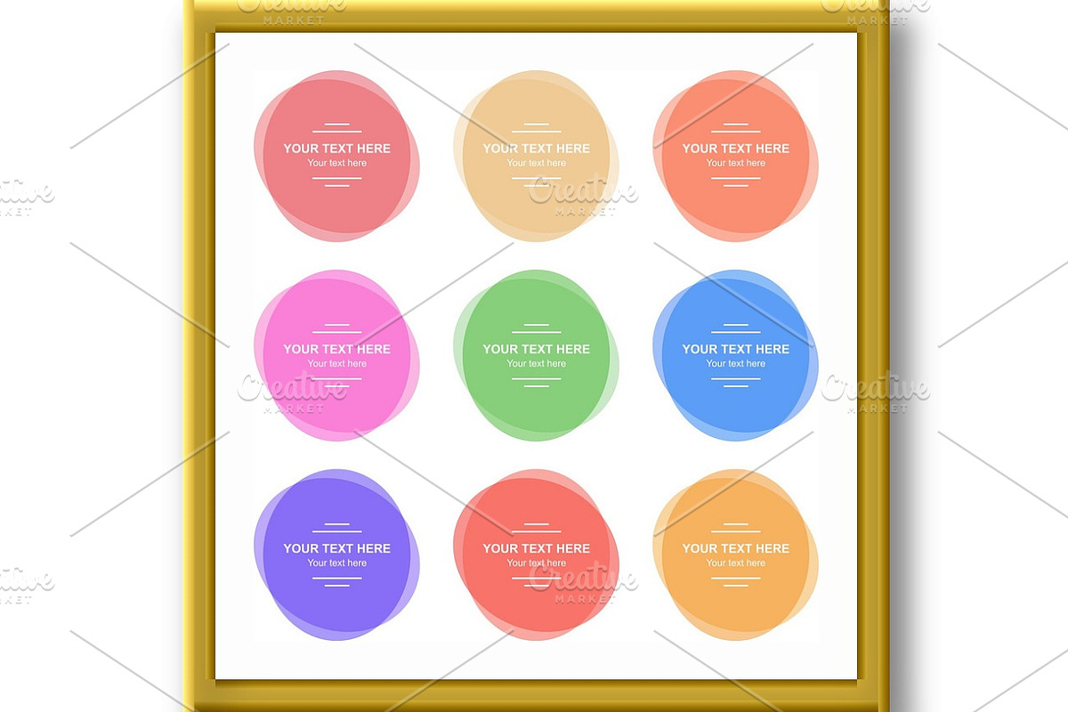 Set of Vector Colorful Banners, a Decorative Illustration by FineArtStudio (Photo 2 of 3)