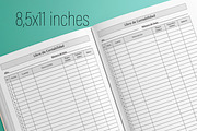 Spanish Accounting Ledger Interior, a Templates & Theme by MatiArtShop (Thumbnail 2 of 2)