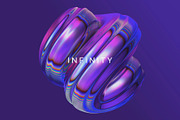 Infinity: 3D Chromatic Shapes, an Object Graphic by RuleByArt (Thumbnail 20 of 24)