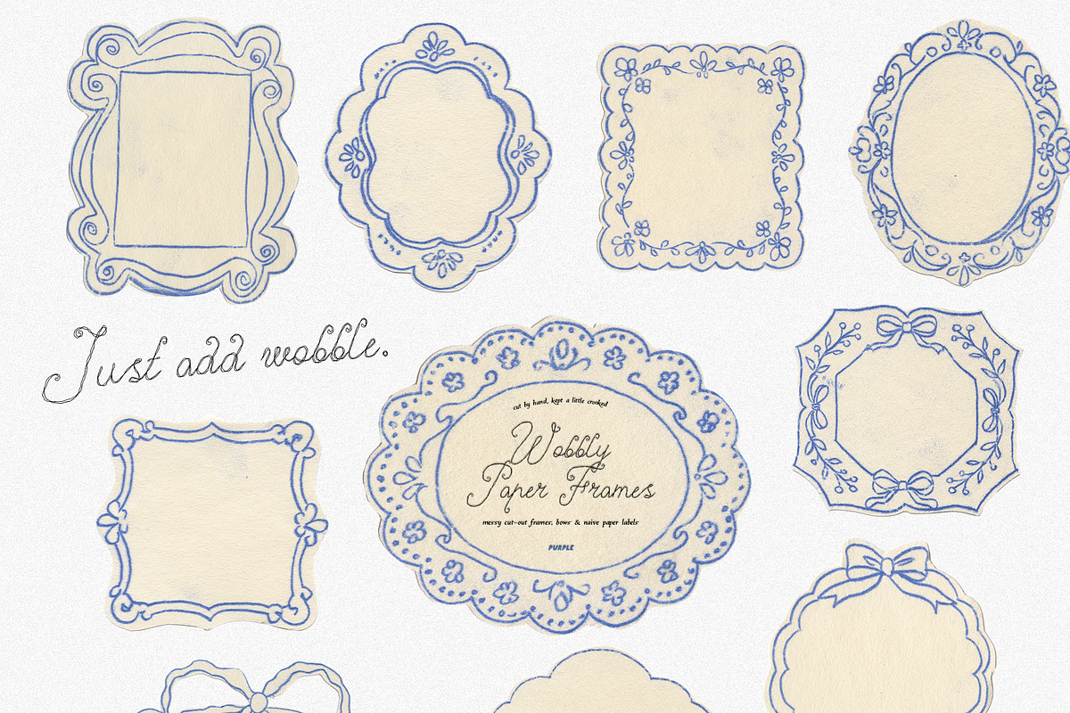 Wobbly Paper Frames, an Object Graphic by Purple (Photo 7 of 9)
