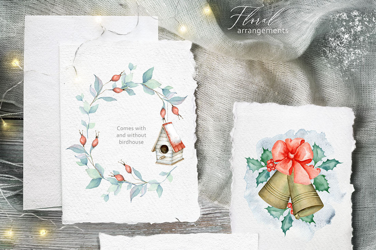 Christmas Miracle Watercolors, a Decorative Illustration by Eva Katerina (Photo 7 of 20)