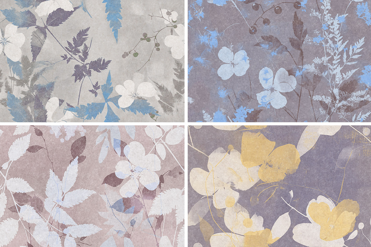 FLOR Seamless Patterns Collection, a Pattern Graphic by nkate (Photo 7 of 13)
