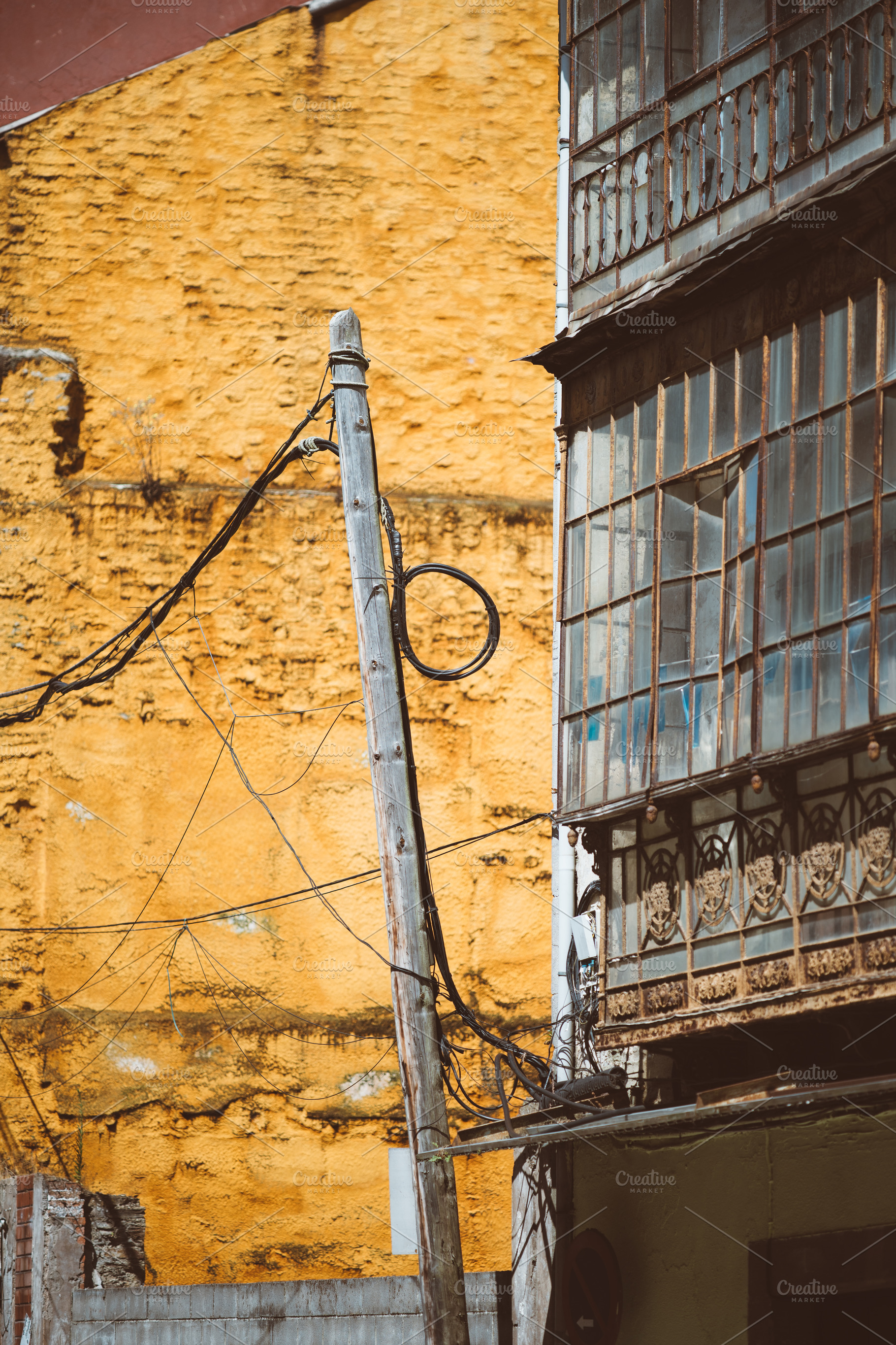 Colorful rustic urban textures, an Architecture Photo by SkyNext