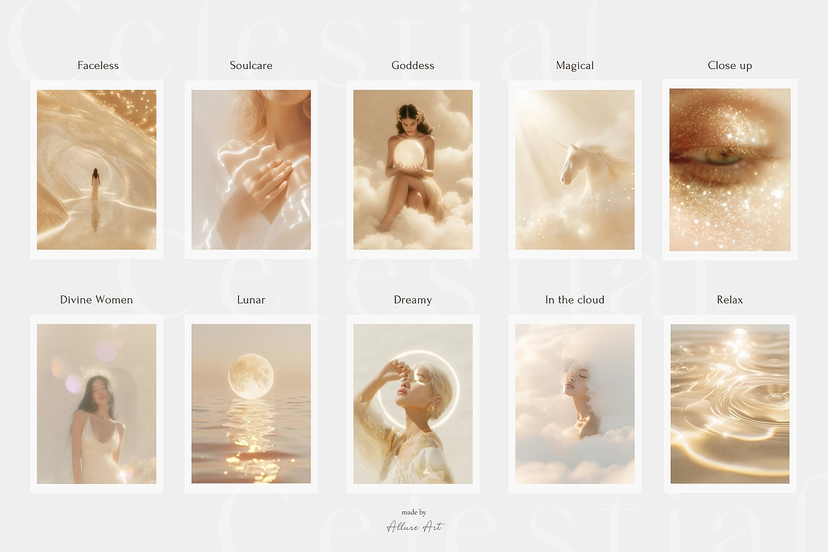 300 Celestial Stock Photo Bundle, a Beauty & Fashion Photo by Allure Art (Photo 3 of 41)