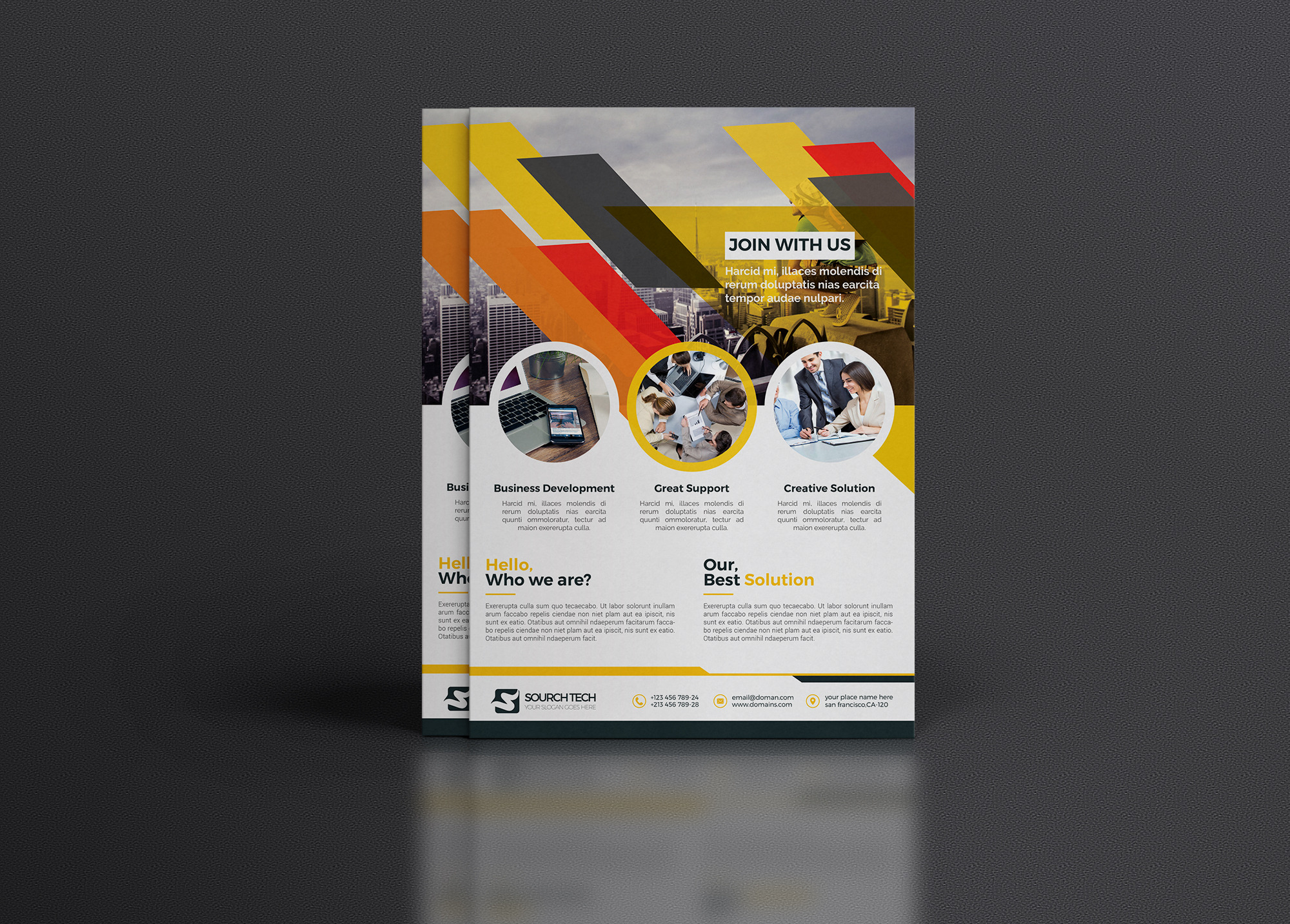 Corporate Flyer Template | Flyer Templates ~ Creative Market