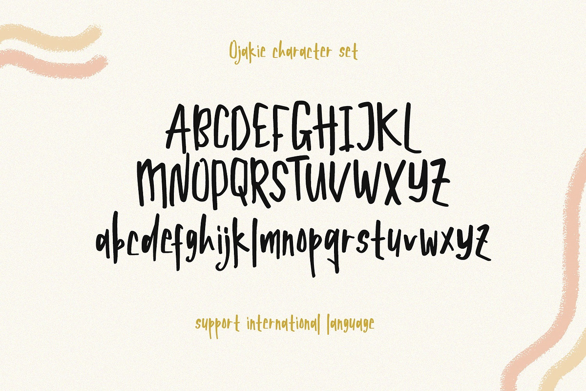 Ojakie - Cute Display Font preview 5