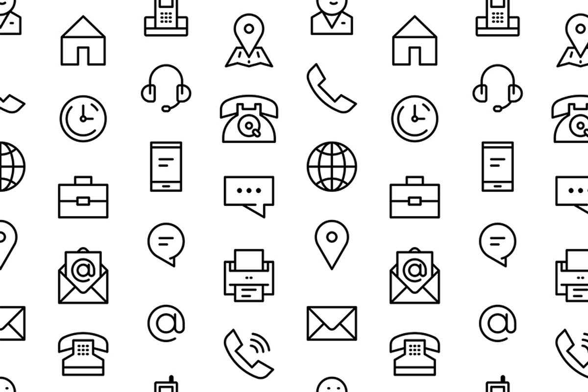 Business card contact icon, an Icon by Volyk (Photo 10 of 11)