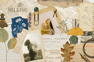 Paper & Layers: Mixed Media Assets