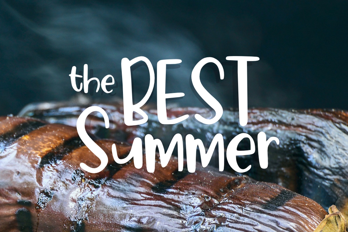 Tasty Grill Font preview 3