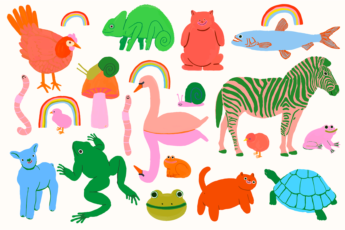 Magical Mystery Animal Illustrations, a Graphic by Studio Funshop by Kelli (Photo 6 of 6)