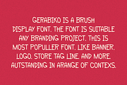 Gerabiko - Marker Font, a Sans Serif Font by QR Design Studio (Thumbnail 4 of 6)