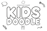 Playful Outline – Outline Font, a Handwritten Font by KiddoGlyphs Studio (Thumbnail 2 of 7)