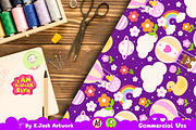 Baby Shower Balloon Ride Seamless, a Background Graphic by K.JackArtwork (Thumbnail 6 of 8)