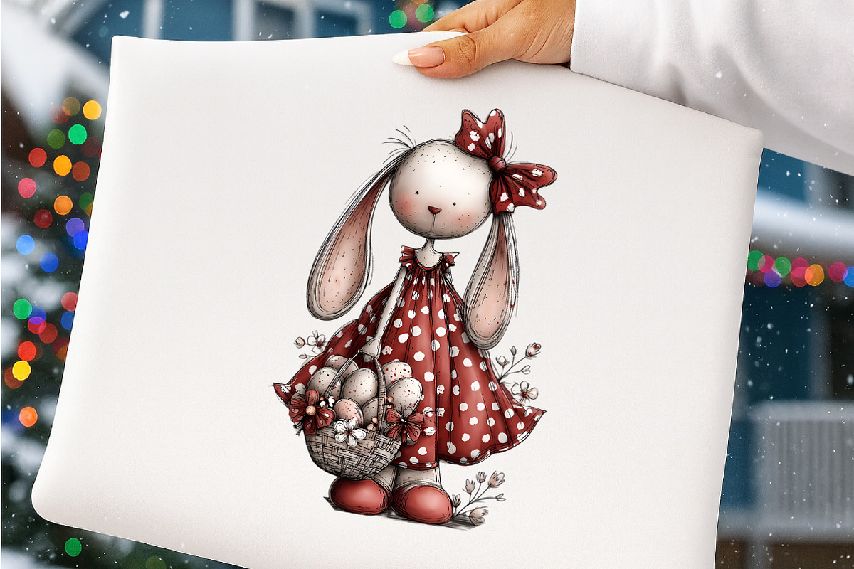 Whimsical Easter Clipart, an Illustration by SinaCreation (Photo 7 of 11)
