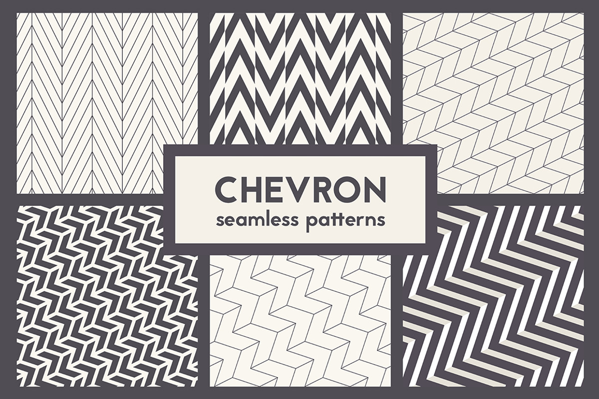 Chevron Seamless Patterns, a Pattern Graphic by Curly_Pat (Photo 1 of 5)