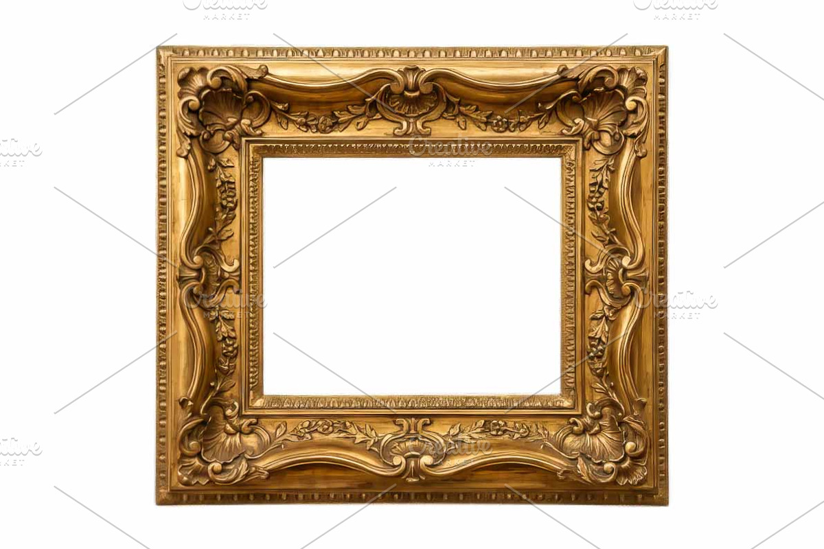 Gallery Golden Frame, an Object Graphic by VetalStock (Photo 1 of 3)