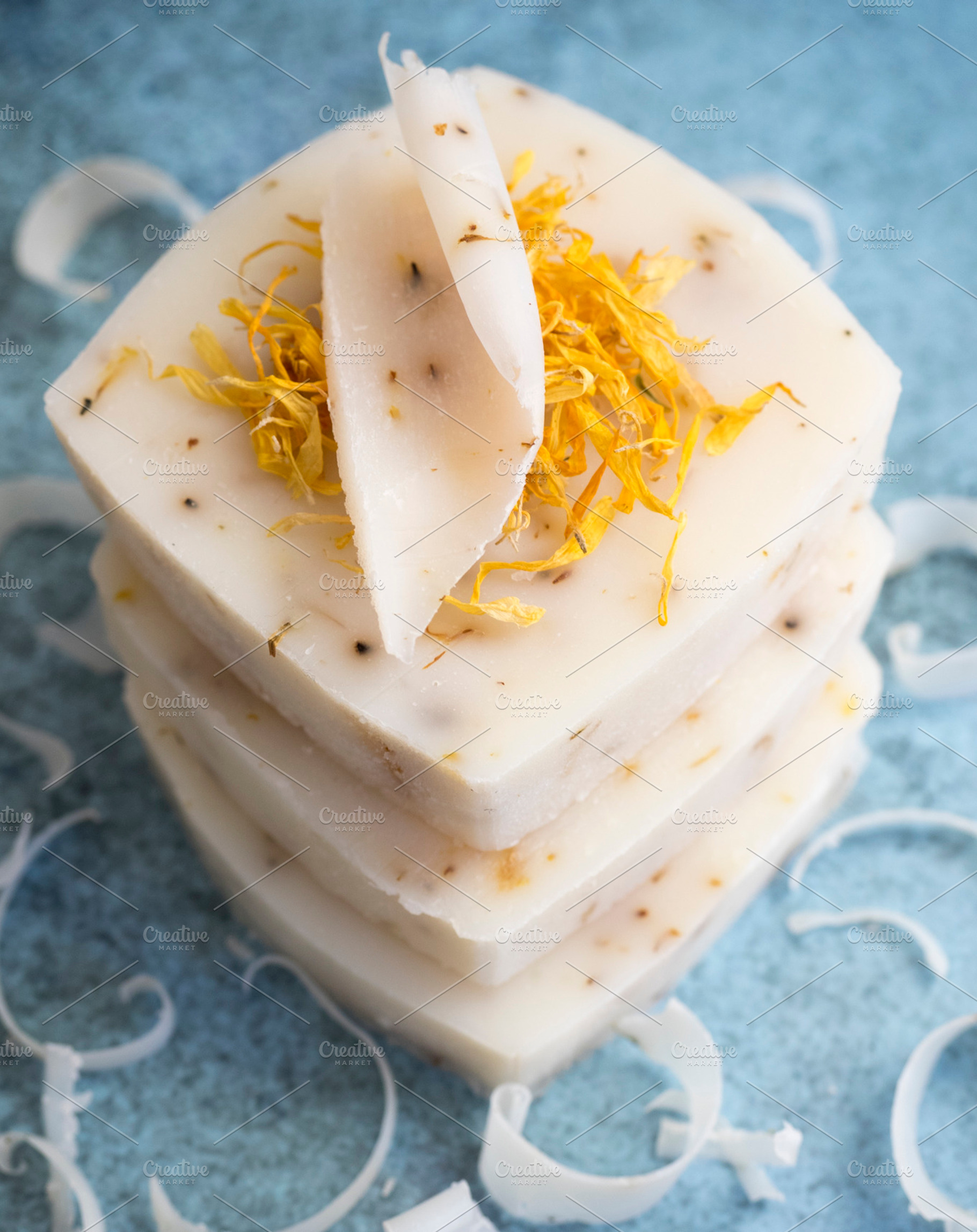 Natural Calendula Soap, a Health & Medical Photo by Imagefountain Photos