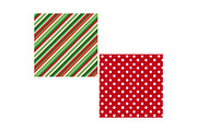 Red & Green Christmas Digital Paper, an Illustration by Designking (Thumbnail 4 of 4)