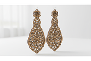 Flower Earrings Vector Set, a Graphic by hafijul (Thumbnail 2 of 11)