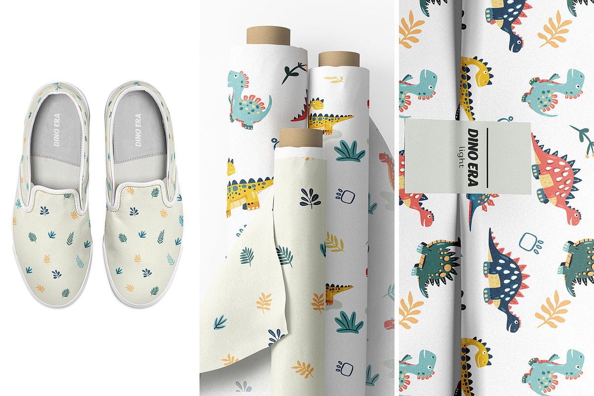 Cartoon Dino Pattern & Clipart, a Graphic by Asya Melkonyan Patterns (Photo 4 of 13)