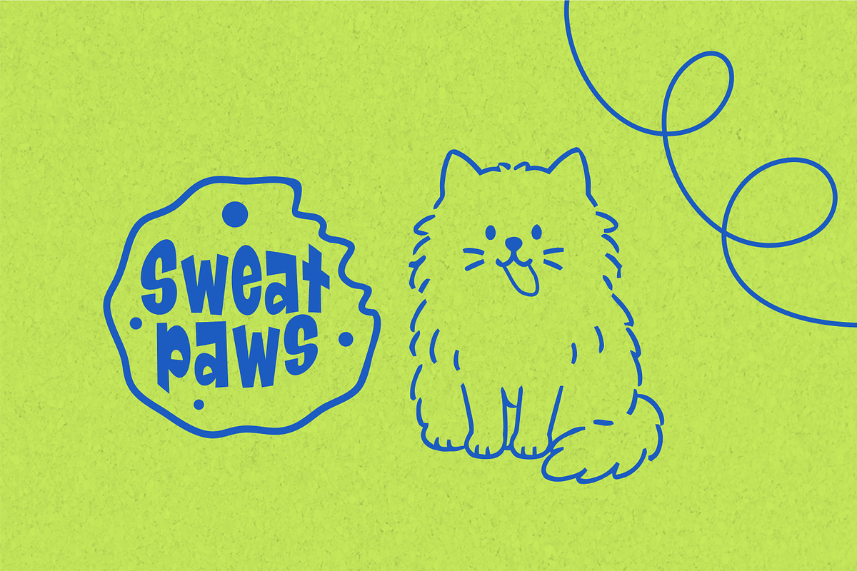 Mochi Paws Playful Display Font, a Slab Serif Font by Aftershift (Photo 3 of 7)