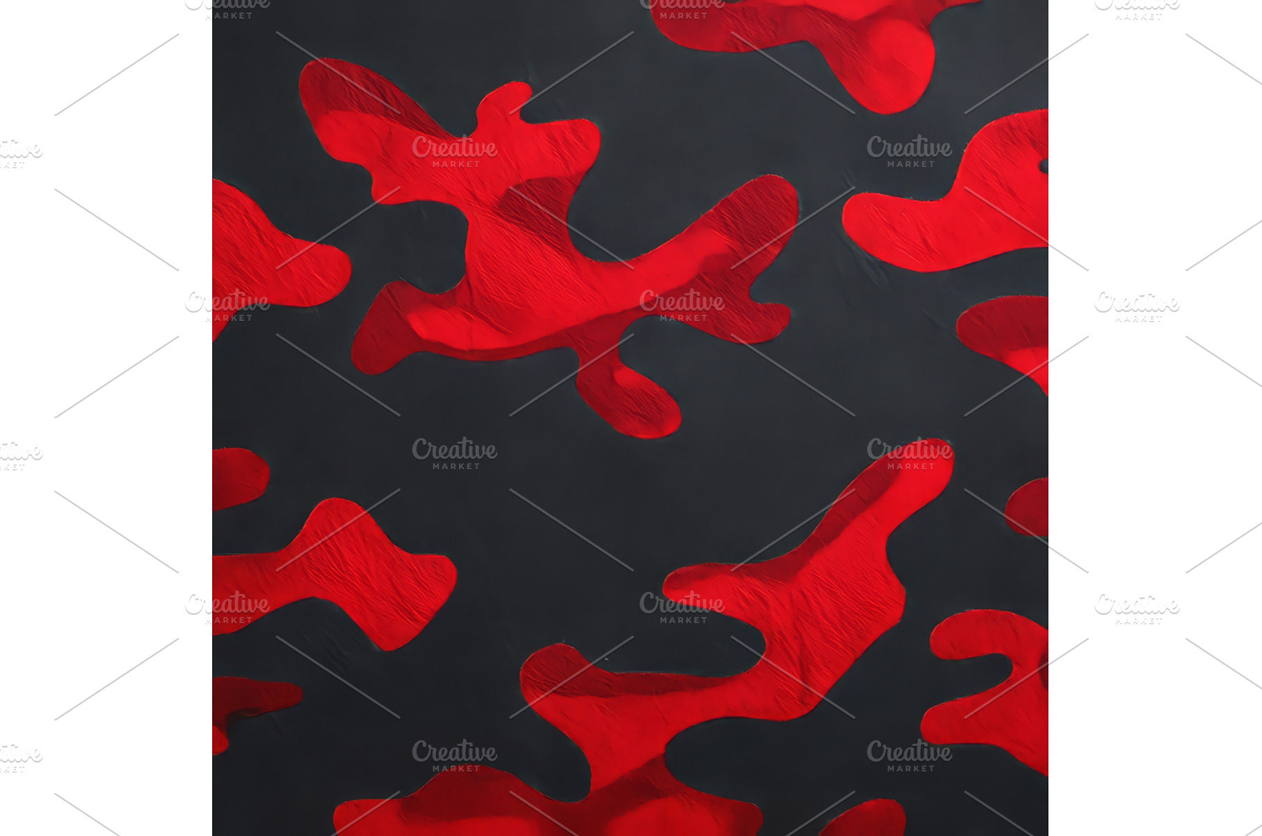 Abstract Watercolor Pattern with Red, an Arts & Entertainment Photo by ZinetroN