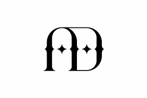 Monogram Letter AD Logo Identity, a Branding & Logo Template by Buqancreative