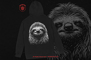 10 Bundle Dark Art Sloth Slow Jungle, an Illustration by Morspective (Thumbnail 4 of 7)