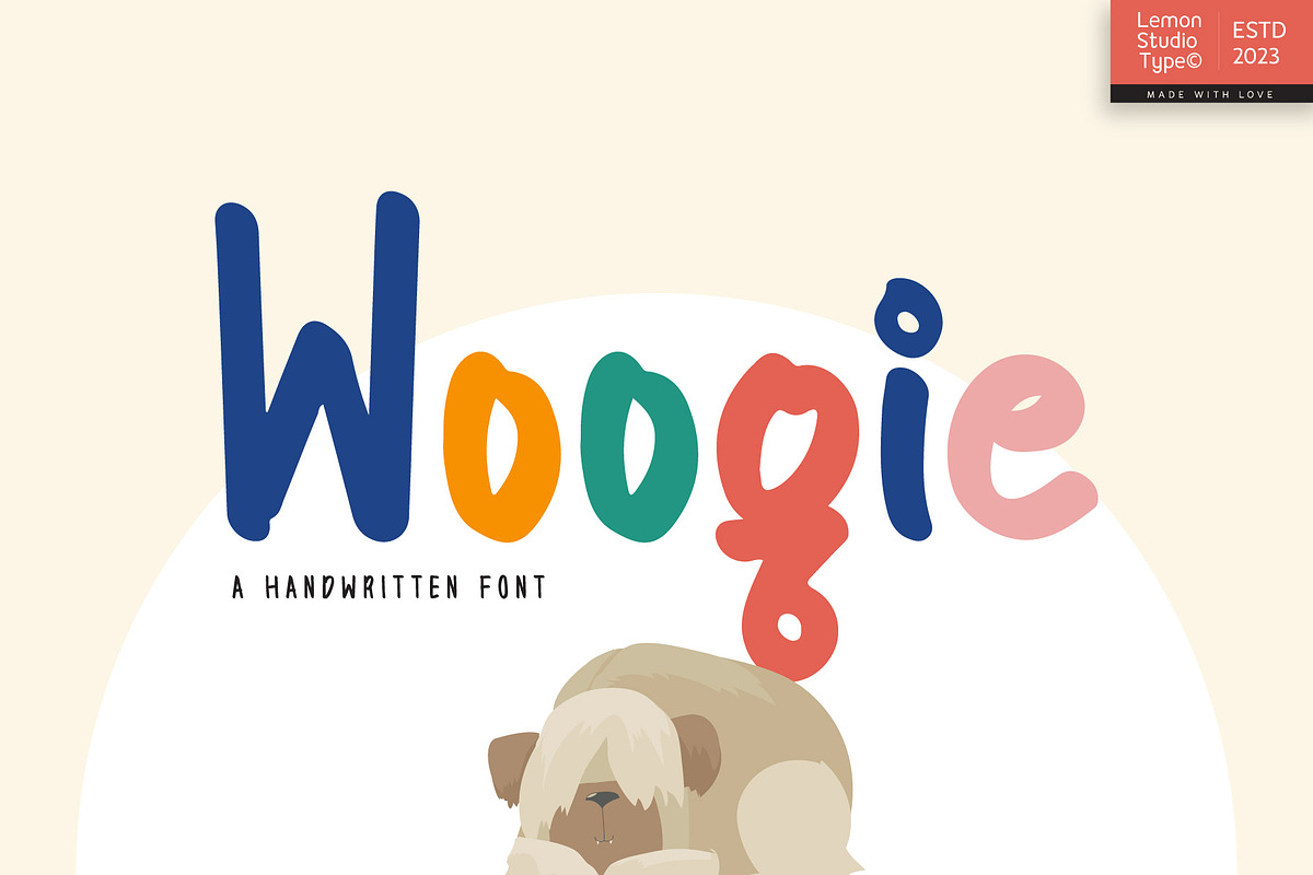 Woogie - Cute Handwritten, a Handwritten Font by Lemon Studio Type (Photo 1 of 8)