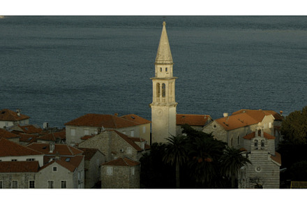 Timelapse effect of an old town with, an Architecture Photo by Media Whale Stock