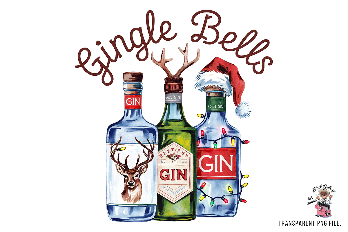 Beer Christmas, Gingle Bells PNG, a Graphic by Clipart Bloom (Photo 1 of 2)
