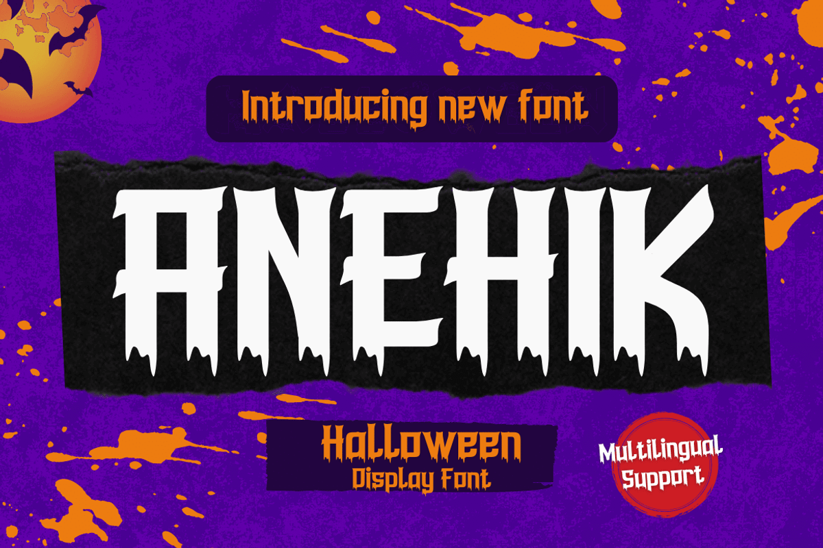 Anehik, a Font by twinstd (Photo 1 of 12)