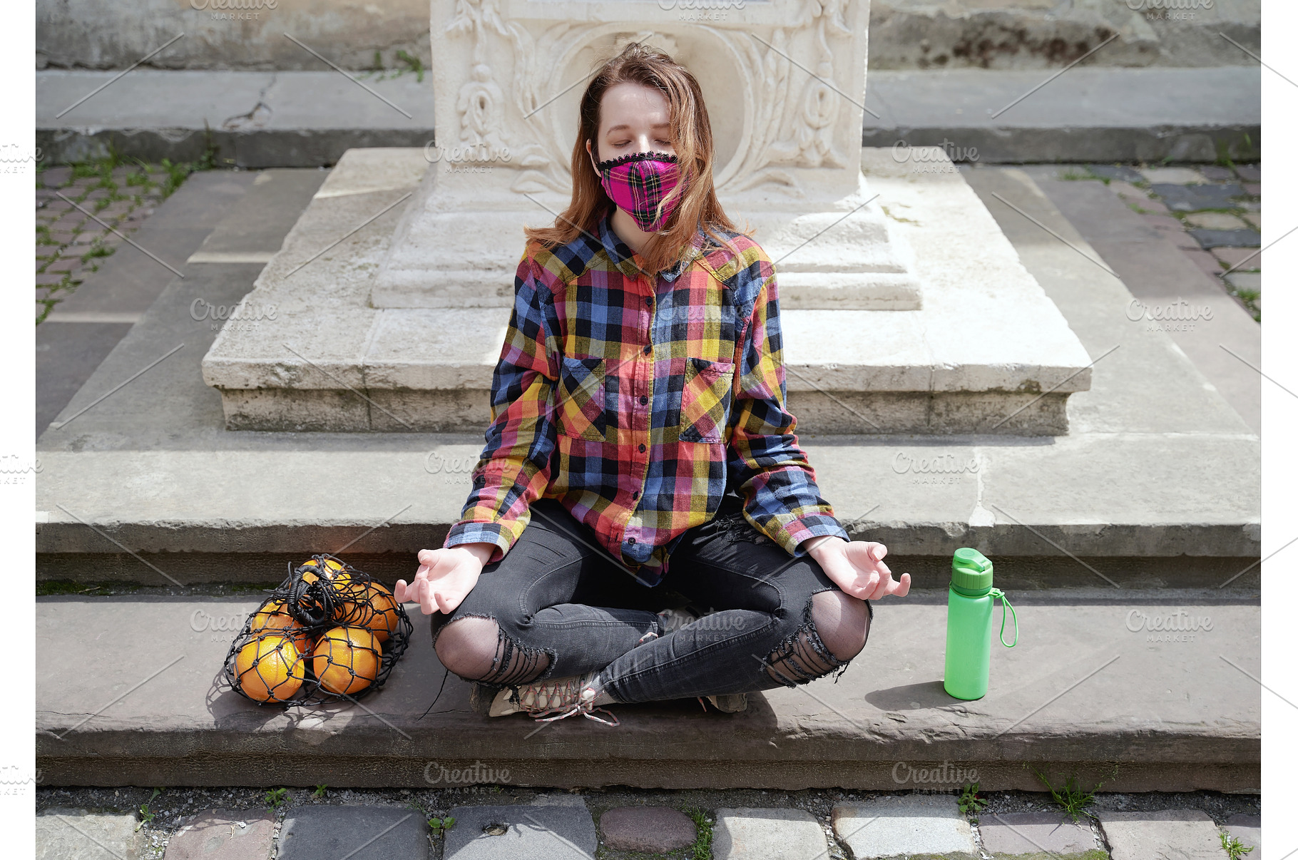 Young female zero waster wearing a, a Beauty & Fashion Photo by Oleksandr Berezko