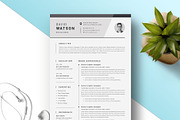 Resume Template, a Resume Template by PicoartBd (Thumbnail 1 of 4)