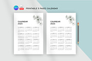 Calendar Template, a Stationery Template by Design Zone (Thumbnail 1 of 3)