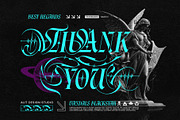 Vandals Blackstar Typeface, a Blackletter Font by alit design (Thumbnail 20 of 20)