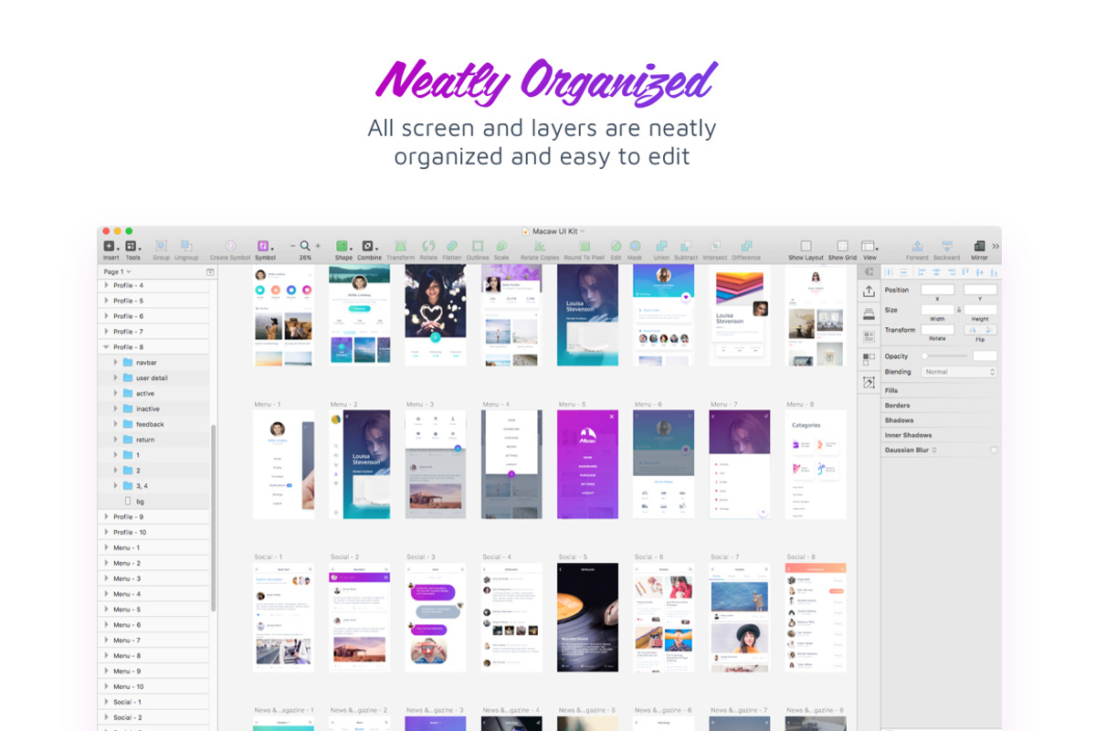 Macaw UI Kit, an UI Kit Template by UIMint (Photo 5 of 8)