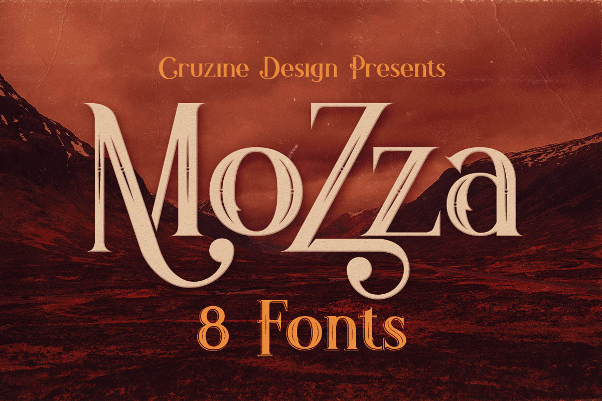 SALE Fonts & Graphics GigaBundle, a Font by Cruzine (Photo 9 of 33)
