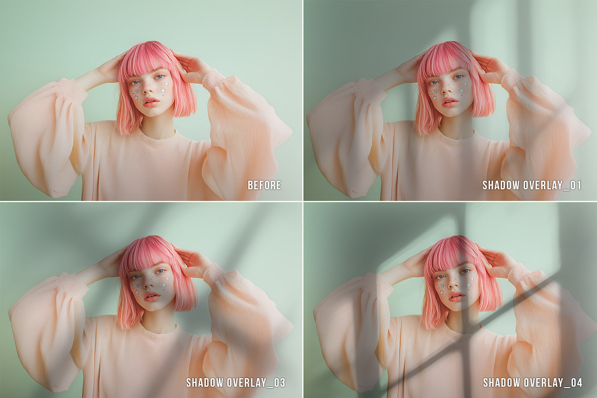 Soft Window Light Shadow Overlays, a Layer Style Add-On by Walllow Creatives (Photo 2 of 7)