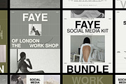 FAYE | Social Media Kit, a Social Media Template by SparkPro (Thumbnail 1 of 7)