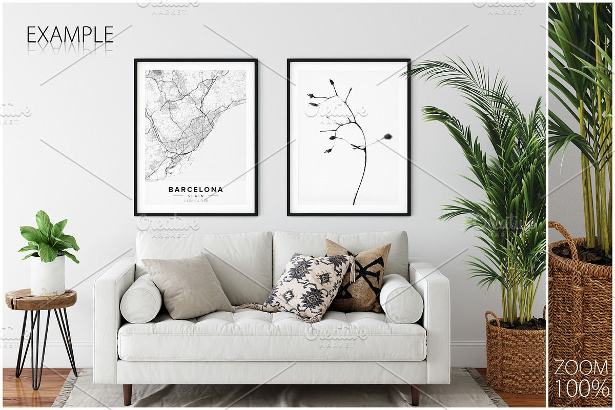Frames&Walls Coastal Mockups Bundle, a Household Mockup by Yuri-U (Photo 15 of 30)