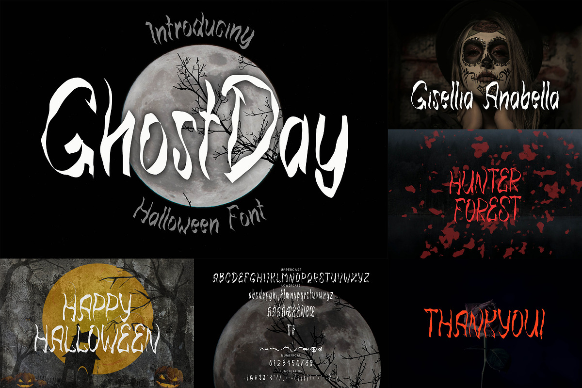 Halloween Font Bundle SALE!!, a Font by NTC Graphic (Photo 6 of 17)