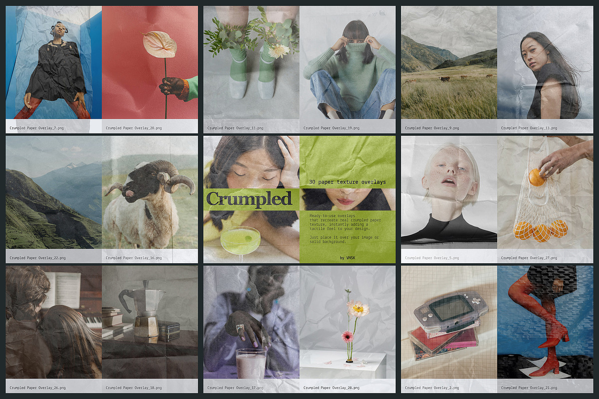 5 in 1 Overlay Collection Bundle, a Texture Graphic by Anastasiia VNSK (Photo 14 of 22)
