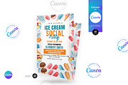 Ice Cream Social Flyer, a Flyer Template by Aam360 (Thumbnail 1 of 3)