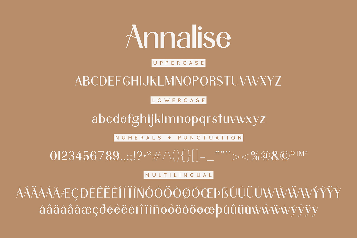 Annalise | San Serif Font, a Sans Serif Font by Monterey Studio (Photo 2 of 9)