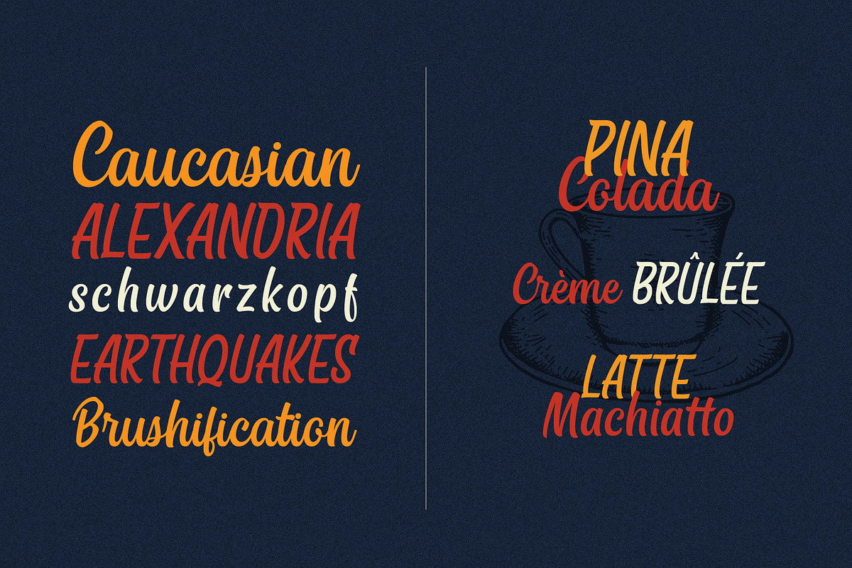 Eastside Brush - Casual Font Trio preview 7